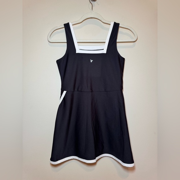 Girl’s Black/White Athletic Dress - Picture 2 of 5